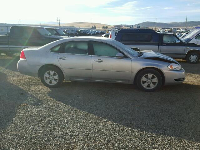 2G1WT58N279354156 - 2007 CHEVROLET IMPALA LT SILVER photo 9