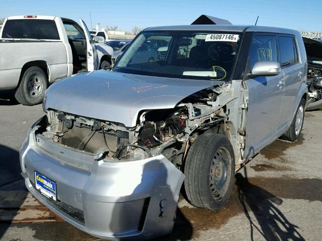 JTLZE4FE0A1105284 - 2010 TOYOTA SCION XB SILVER photo 2