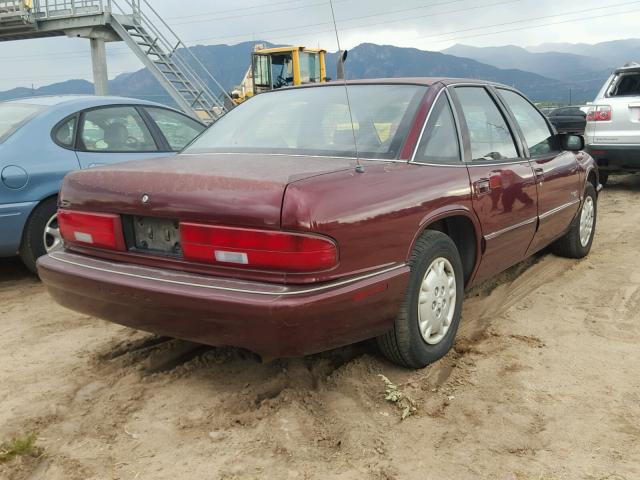 2G4WB52K5T1485305 - 1996 BUICK REGAL CUST MAROON photo 4