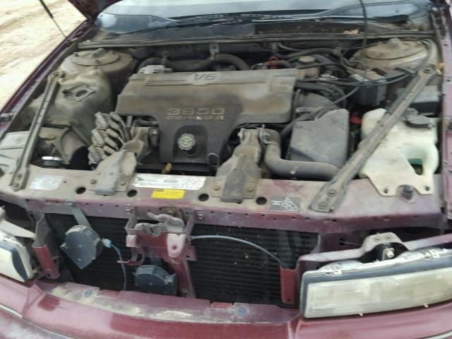 2G4WB52K5T1485305 - 1996 BUICK REGAL CUST MAROON photo 7