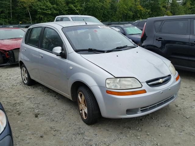 KL1TD66697B763317 - 2007 CHEVROLET AVEO BASE Gümüş foto 1