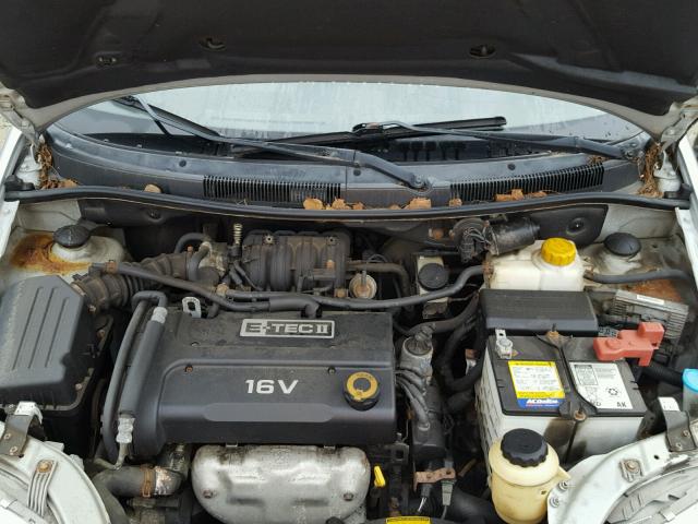 KL1TD66697B763317 - 2007 CHEVROLET AVEO BASE Gümüş foto 7