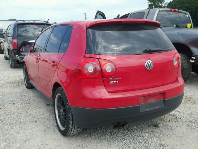 WVWHV71K17W113329 - 2007 VOLKSWAGEN NEW GTI RED photo 3