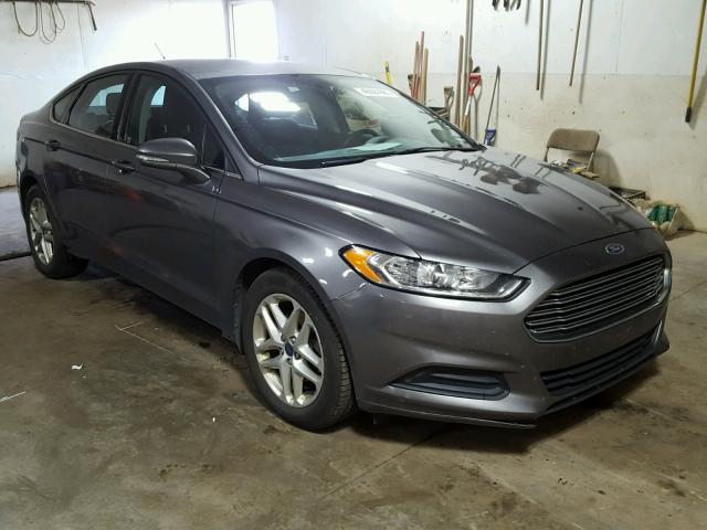 3FA6P0H75DR290707 - 2013 FORD FUSION GRAY photo 1