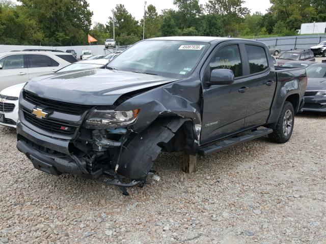 1GCGTDEN4H1169879 - 2017 CHEVROLET COLORADO Z GRAY photo 2