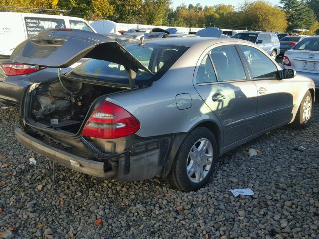 WDBUF26J36A884898 - 2006 MERCEDES-BENZ E 320 CDI GRAY photo 4