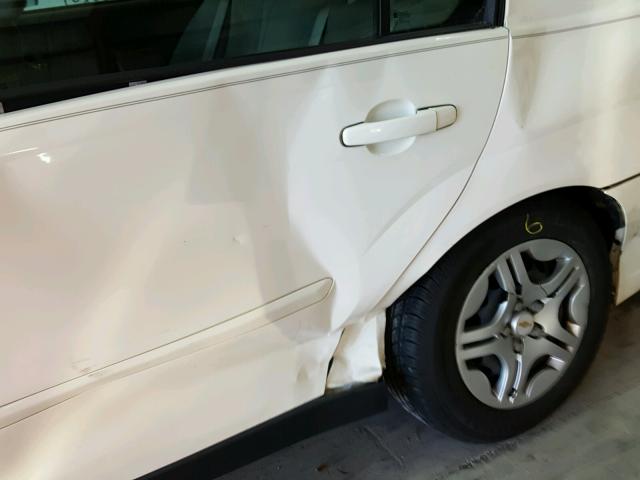 1G1ZS58F97F102002 - 2007 CHEVROLET MALIBU LS WHITE photo 9