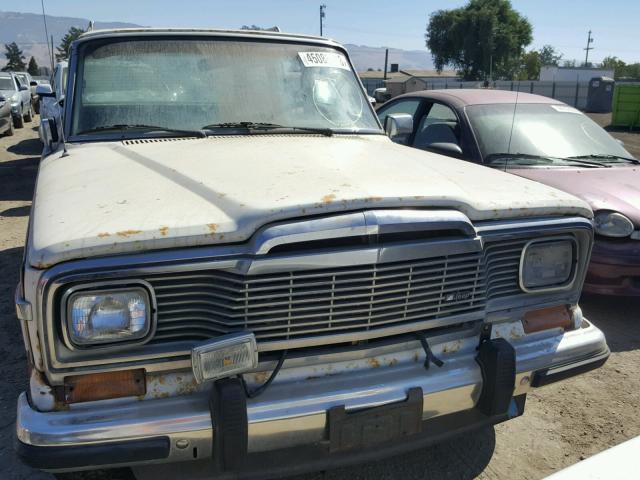 1JCNJ15N6DT056072 - 1983 JEEP WAGONEER WHITE photo 9