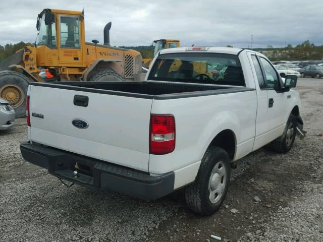 1FTRF122X5NB02426 - 2005 FORD F150 WHITE photo 4