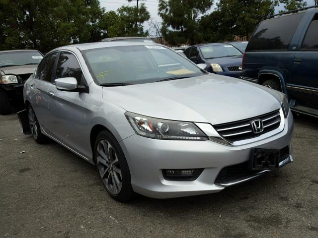 1HGCR2F5XFA145097 - 2015 HONDA ACCORD SPO SILVER photo 1