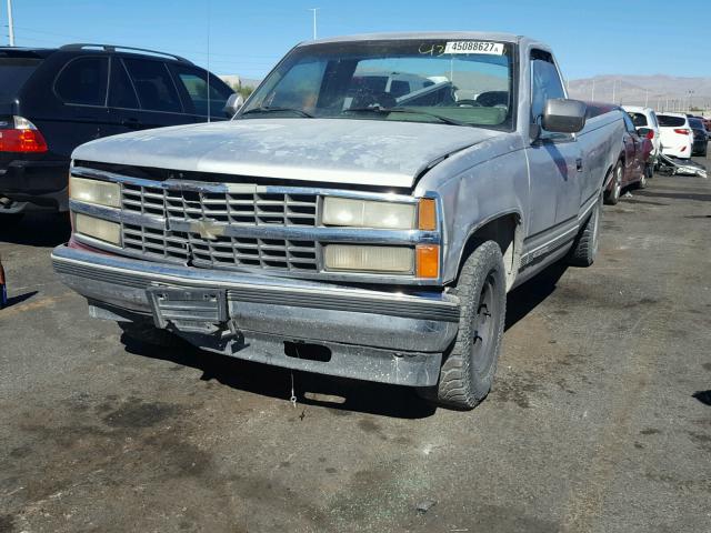 1GTEC14KXRE511147 - 1994 GMC SIERRA C15 GRAY photo 2