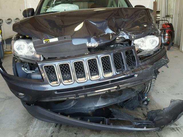 1C4NJCBA0ED709179 - 2014 JEEP COMPASS SP BLUE photo 7