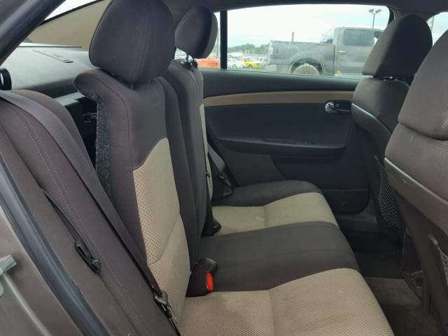 1G1ZB5EB1AF197972 - 2010 CHEVROLET MALIBU LS თაფლისფერი ფოტო 6