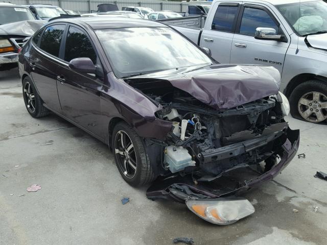 KMHDU46D18U282558 - 2008 HYUNDAI ELANTRA GL PURPLE photo 1