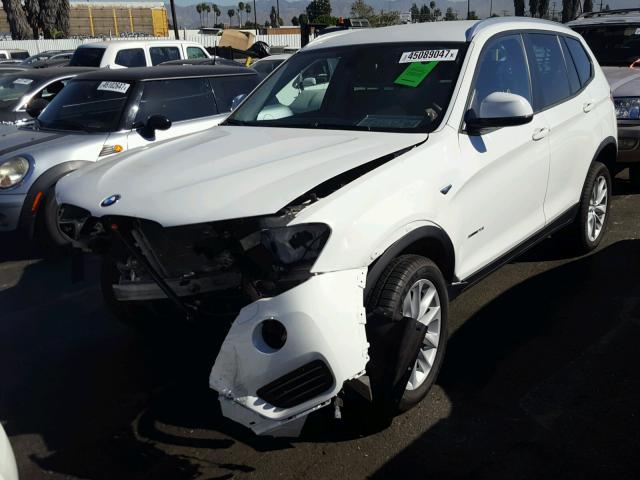 5UXWZ7C37H0V88911 - 2017 BMW X3 SDRIVE2 WHITE photo 2