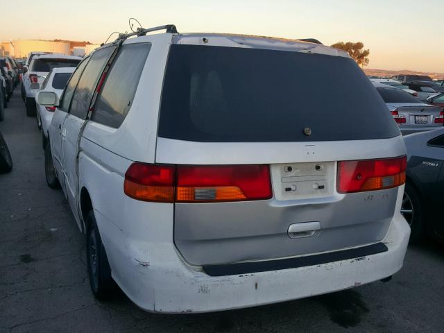 5FNRL18043B126540 - 2003 HONDA ODYSSEY WHITE photo 3