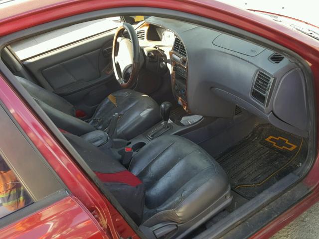 KMHDN45DX3U562938 - 2003 HYUNDAI ELANTRA GL MAROON photo 5