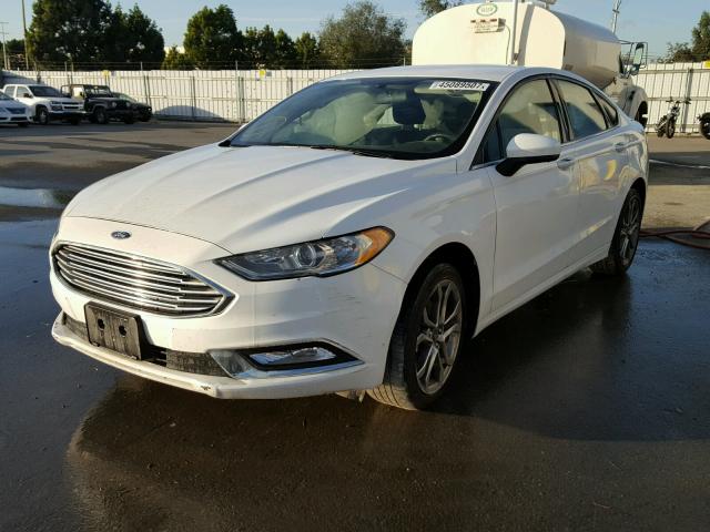 3FA6P0G76HR209012 - 2017 FORD FUSION S GRAY photo 2