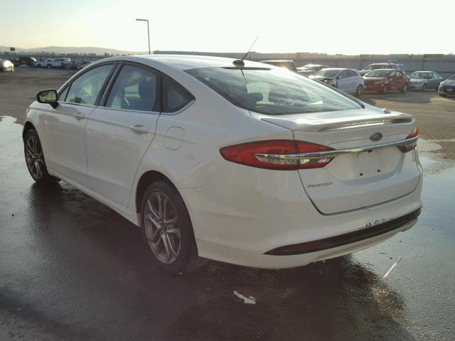 3FA6P0G76HR209012 - 2017 FORD FUSION S GRAY photo 3