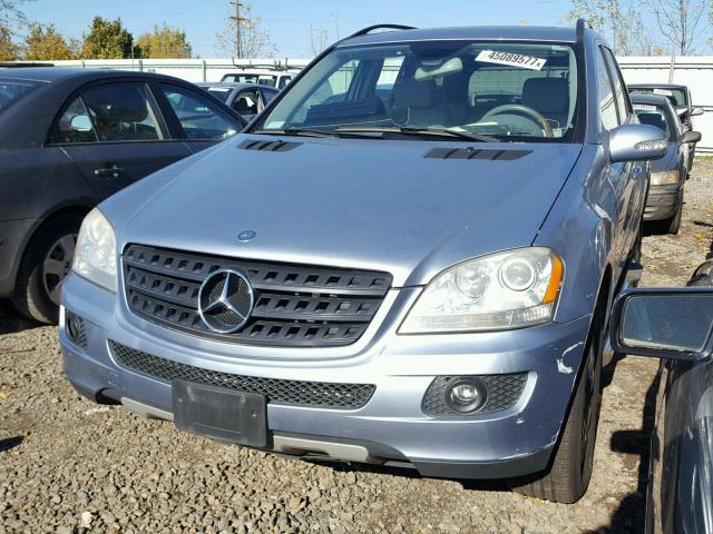 4JGBB86EX6A080667 - 2006 MERCEDES-BENZ ML 350 SILVER photo 2