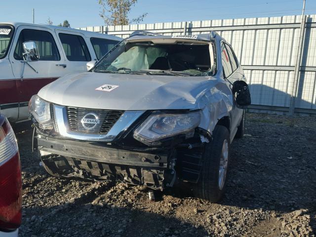 KNMAT2MV2HP582439 - 2017 NISSAN ROGUE S GRAY photo 9