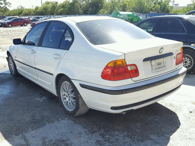 WBAAV334X1EE75181 - 2001 BMW 325 WHITE photo 3