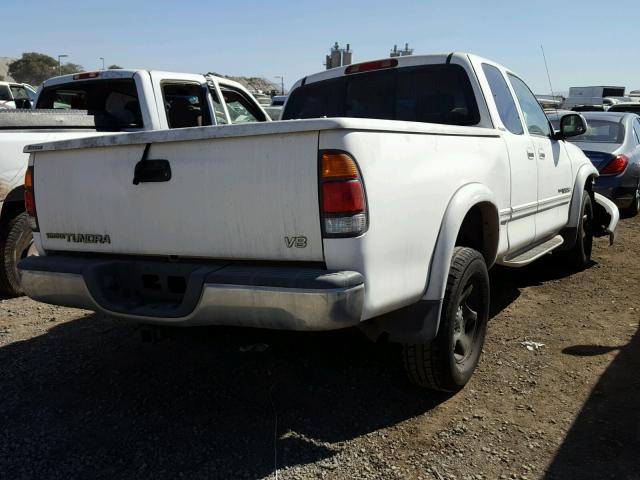 5TBRT3813YS086810 - 2000 TOYOTA TUNDRA ACC WHITE photo 4