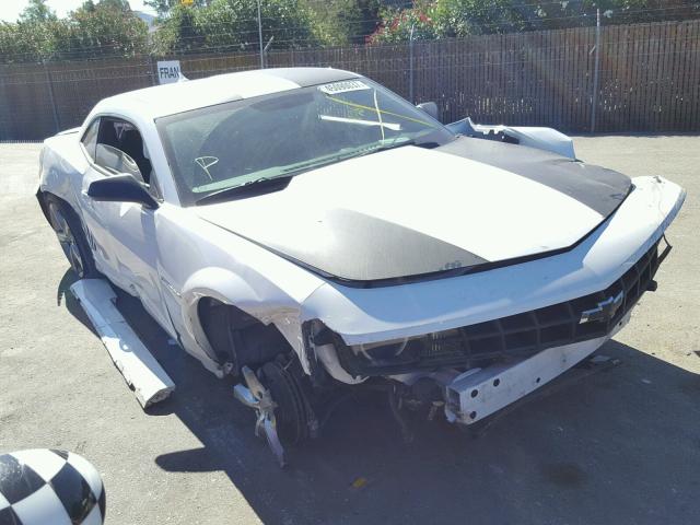 2G1FB1E34D9212384 - 2013 CHEVROLET CAMARO LT WHITE photo 1