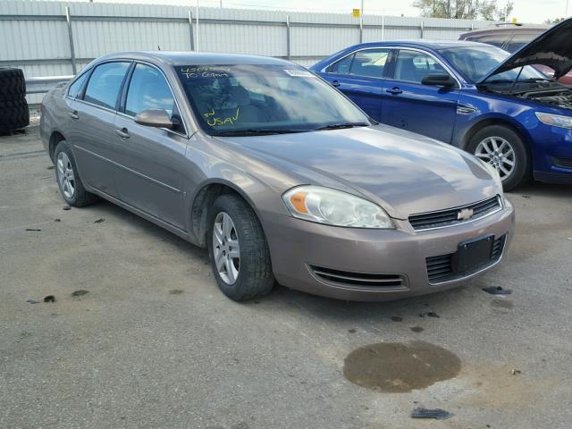 2G1WB58K969271427 - 2006 CHEVROLET IMPALA LS GOLD photo 1