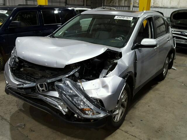 2HKRM4H70GH725647 - 2016 HONDA CR-V EXL SILVER photo 2