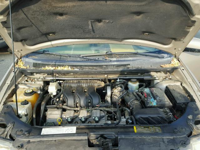 1FMDK02125GA16275 - 2005 FORD FREESTYLE GOLD photo 7