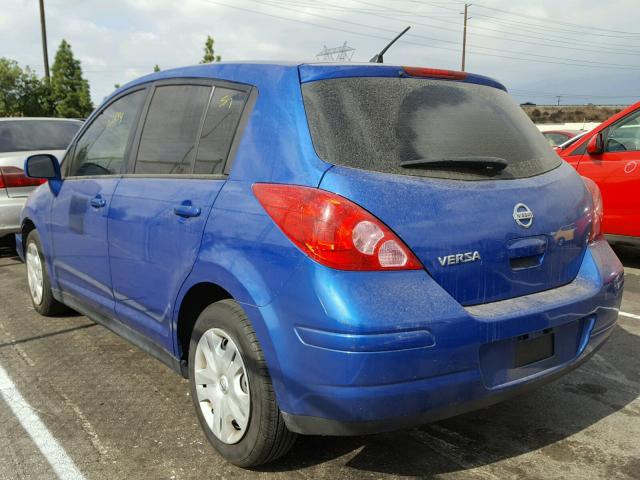 3N1BC1CP6BL403195 - 2011 NISSAN VERSA S BLUE photo 3