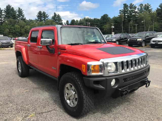 5GNEN13E498146548 - 2009 HUMMER H3T RED photo 1