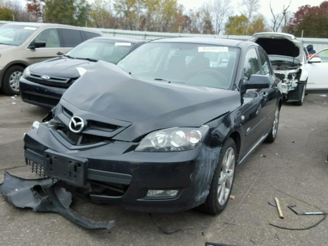 JM1BK344291202623 - 2009 MAZDA 3 BLACK photo 2