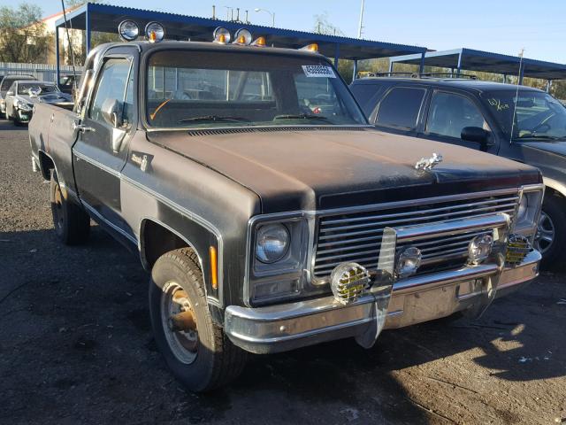 CKL149J152638 - 1979 CHEVROLET C10 BLACK photo 1