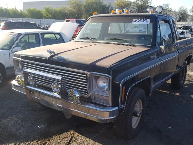 CKL149J152638 - 1979 CHEVROLET C10 BLACK photo 2