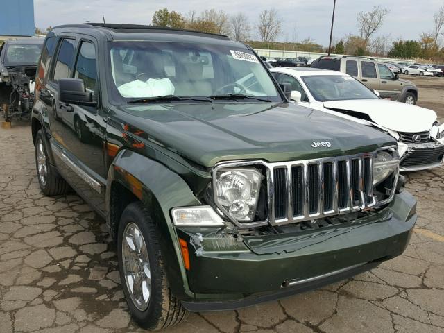 1J8GN58K39W520988 - 2009 JEEP LIBERTY GREEN photo 1