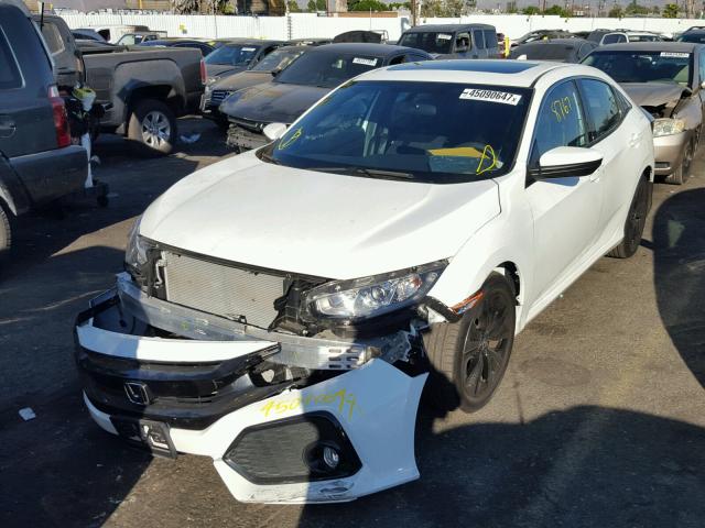 SHHFK7H54HU412754 - 2017 HONDA CIVIC EX WHITE photo 2