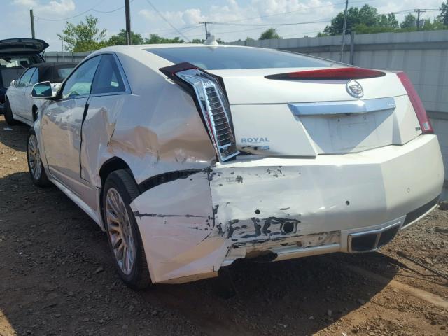 1G6DD1E37E0153449 - 2014 CADILLAC CTS PREMIU WHITE photo 3