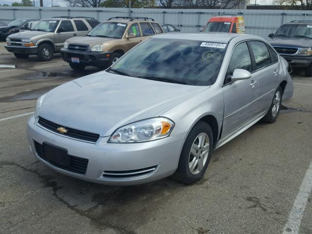 2G1WF5EK1B1252050 - 2011 CHEVROLET IMPALA LS SILVER photo 2