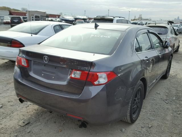 JH4CU26669C033071 - 2009 ACURA TSX CHARCOAL photo 4