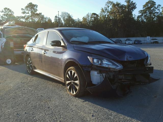 3N1AB7AP2GY319227 - 2016 NISSAN SENTRA S BLUE photo 1