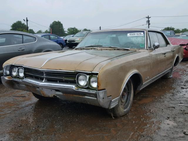 358396E150668 - 1966 OLDSMOBILE DELTA 88 GOLD photo 2