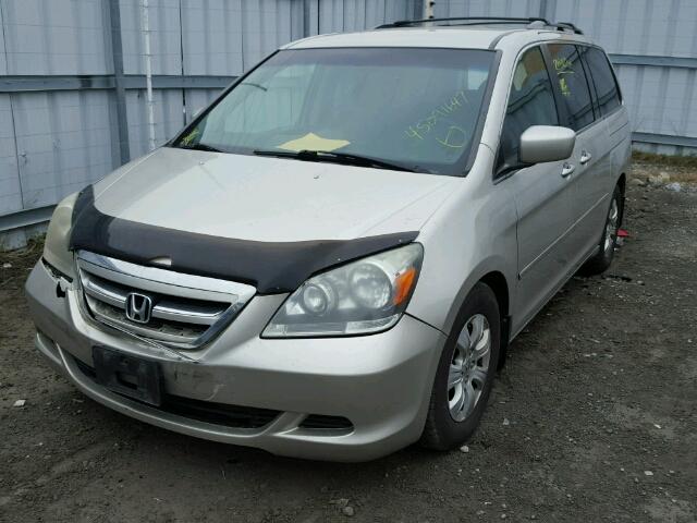 5FNRL38426B509251 - 2006 HONDA ODYSSEY EX BEIGE photo 2