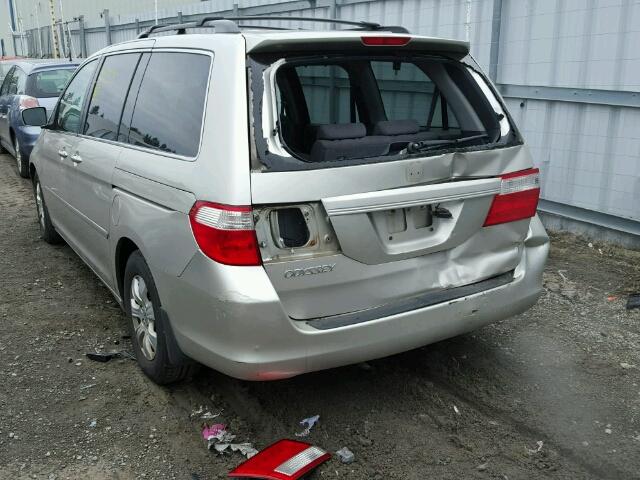 5FNRL38426B509251 - 2006 HONDA ODYSSEY EX BEIGE photo 3