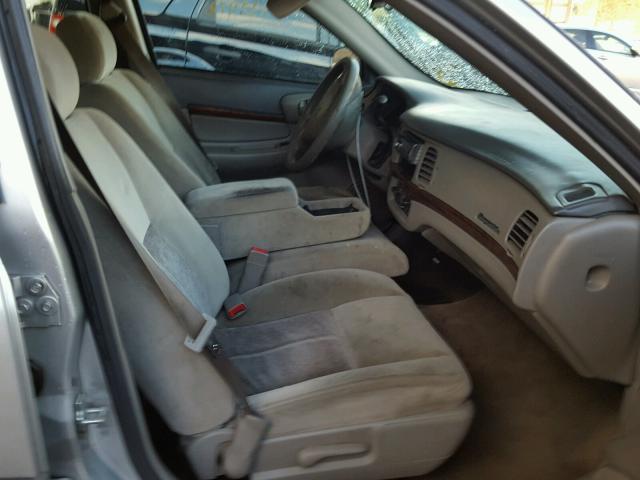 2G1WF52E959360095 - 2005 CHEVROLET IMPALA SILVER photo 5