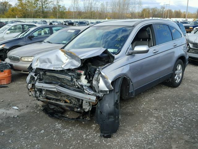 JHLRE48767C112430 - 2007 HONDA CR-V EXL SILVER photo 2