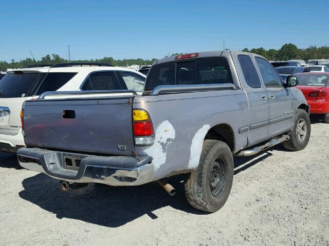 5TBRT3413YS027455 - 2000 TOYOTA TUNDRA ACC GRAY photo 4