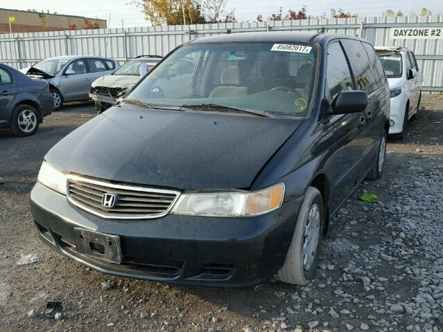 2HKRL1857XH001339 - 1999 HONDA ODYSSEY LX GREEN photo 2