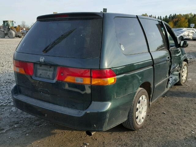 2HKRL1857XH001339 - 1999 HONDA ODYSSEY LX GREEN photo 4